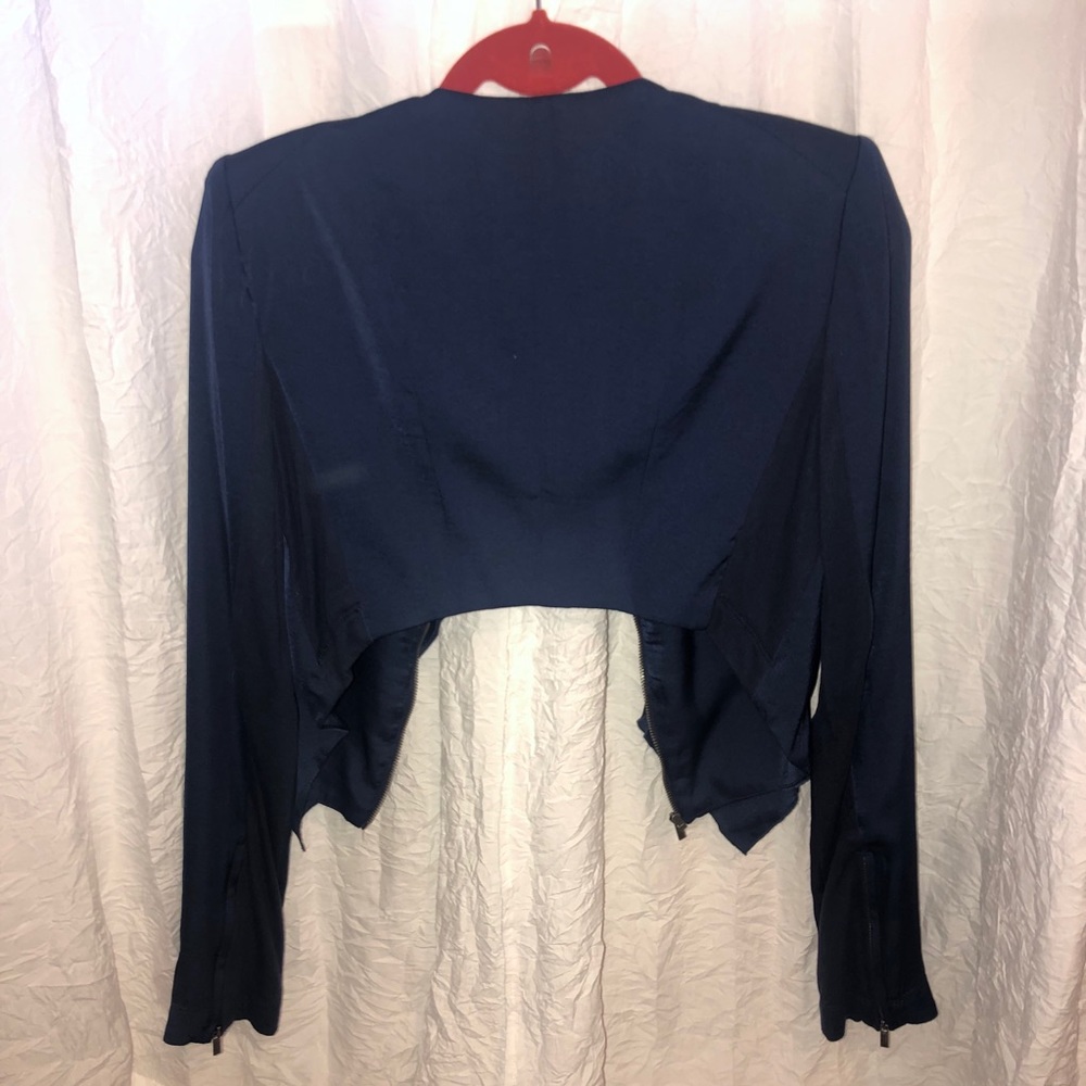 NWT BCBG Maxazria navy jacket - Picture 2 of 2